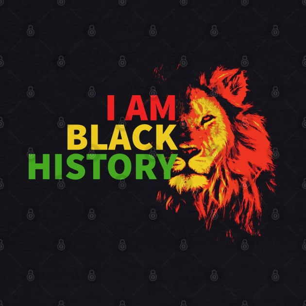 I am black history tshirt for black history month by nayakiiro